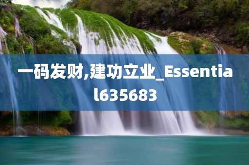 一码发财,建功立业_Essential635683