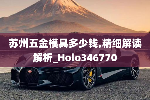 苏州五金模具多少钱,精细解读解析_Holo346770