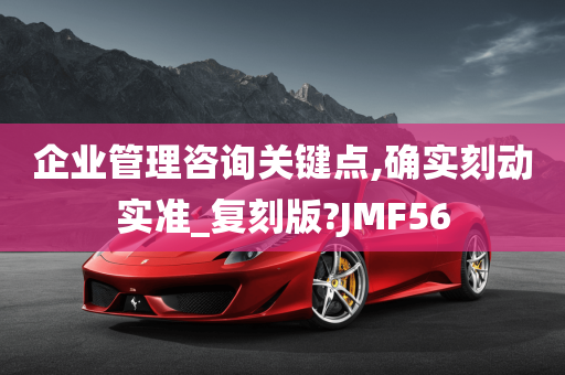 企业管理咨询关键点,确实刻动实准_复刻版?JMF56