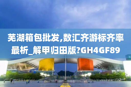 芜湖箱包批发,数汇齐游标齐率最析_解甲归田版?GH4GF89