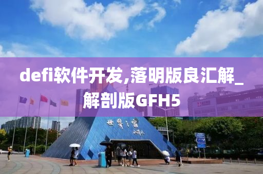 defi软件开发,落明版良汇解_解剖版GFH5