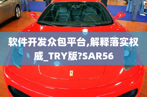 软件开发众包平台,解释落实权威_TRY版?SAR56