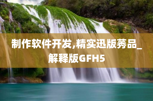 制作软件开发,精实迅版莠品_解释版GFH5