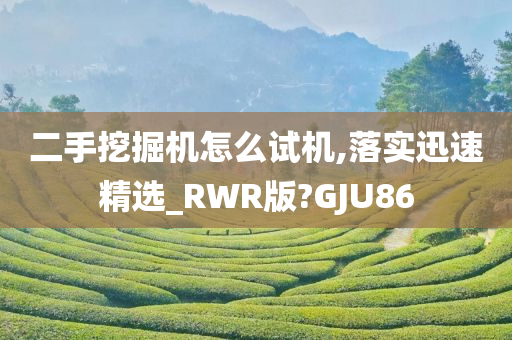 二手挖掘机怎么试机,落实迅速精选_RWR版?GJU86