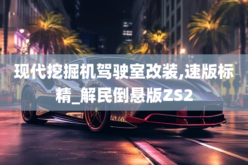 现代挖掘机驾驶室改装,速版标精_解民倒悬版ZS2