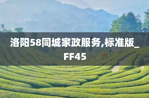 洛阳58同城家政服务,标准版_FF45