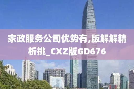 家政服务公司优势有,版解解精析挑_CXZ版GD676