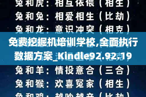 免费挖掘机培训学校,全面执行数据方案_Kindle92.92.19