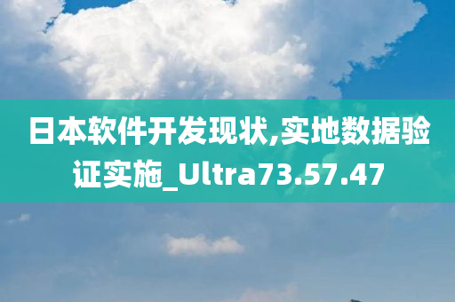 日本软件开发现状,实地数据验证实施_Ultra73.57.47