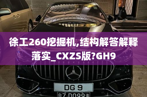 徐工260挖掘机,结构解答解释落实_CXZS版?GH9