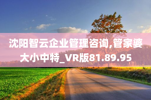 沈阳智云企业管理咨询,管家婆大小中特_VR版81.89.95