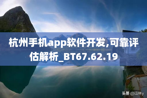 杭州手机app软件开发,可靠评估解析_BT67.62.19