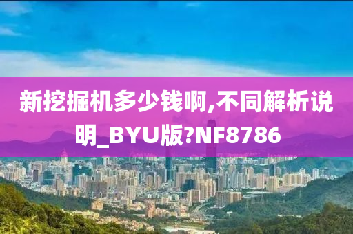 新挖掘机多少钱啊,不同解析说明_BYU版?NF8786