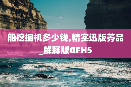 船挖掘机多少钱,精实迅版莠品_解释版GFH5