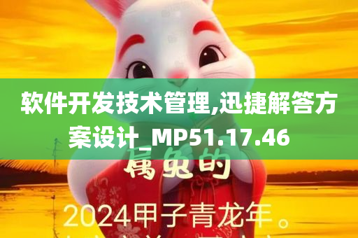 软件开发技术管理,迅捷解答方案设计_MP51.17.46