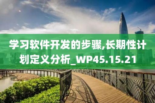 学习软件开发的步骤,长期性计划定义分析_WP45.15.21